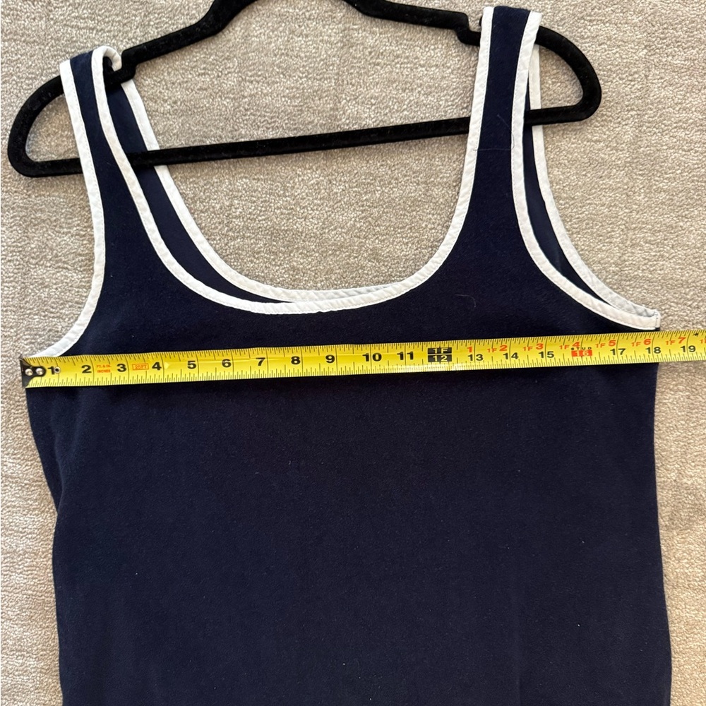 Tuckernuck Terrycloth Navy Cover Up Dress with White Accents - Picture 7 of 7